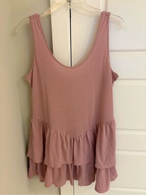 Women’s Pink Ruffle Dress